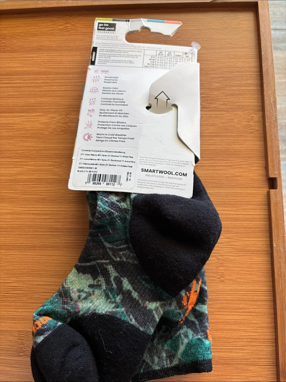 Smartwool Unisex Athletic Ski Socks -Funky